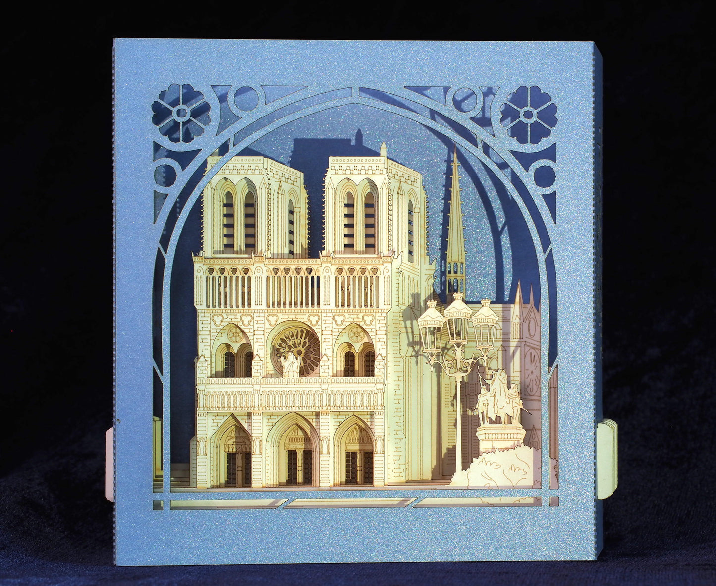 The Cathedral Notre Dame de Paris, Paris, France pop-up card