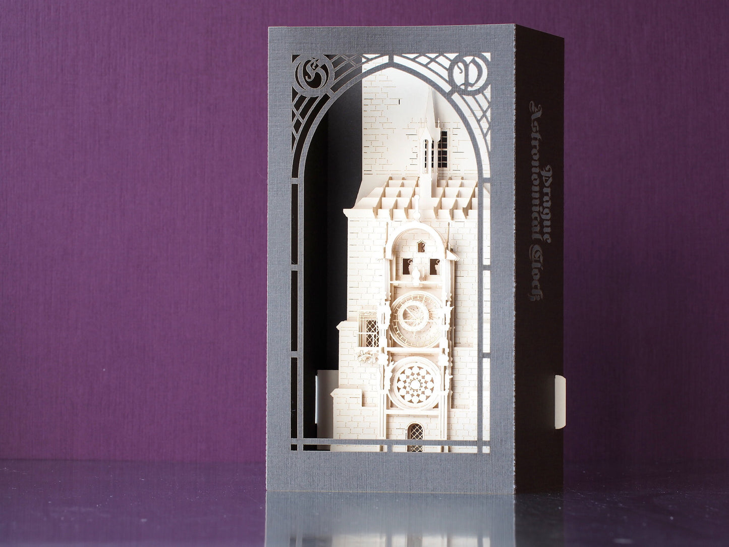 The Astronomical clock Orloj, Prague, Czech Republic pop-up card