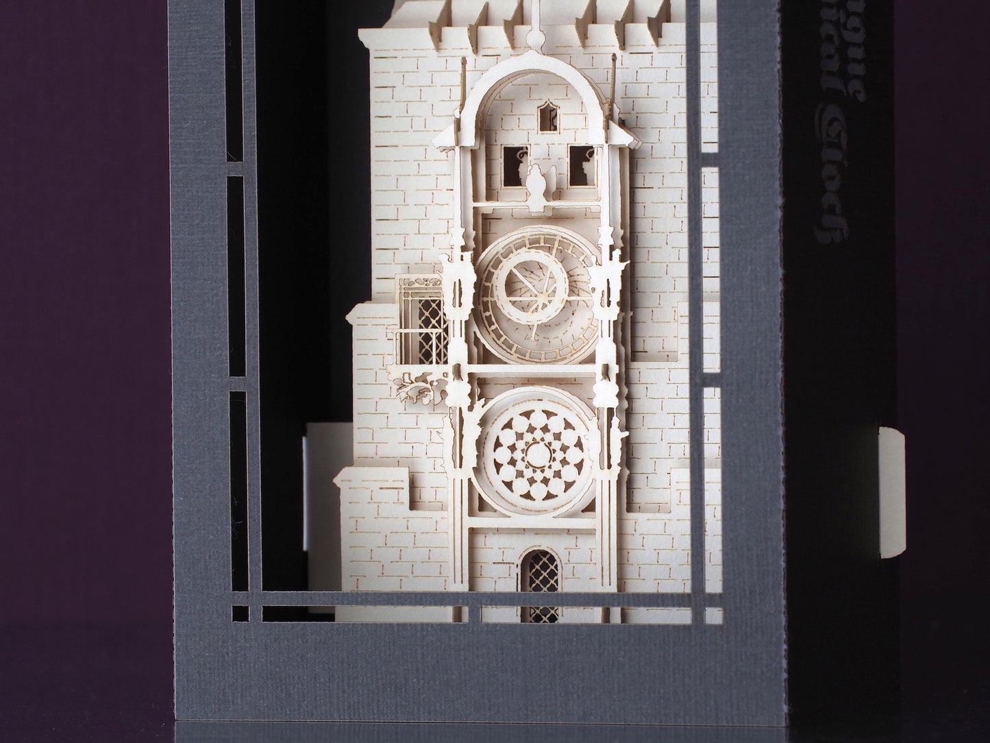 The Astronomical clock Orloj, Prague, Czech Republic pop-up card
