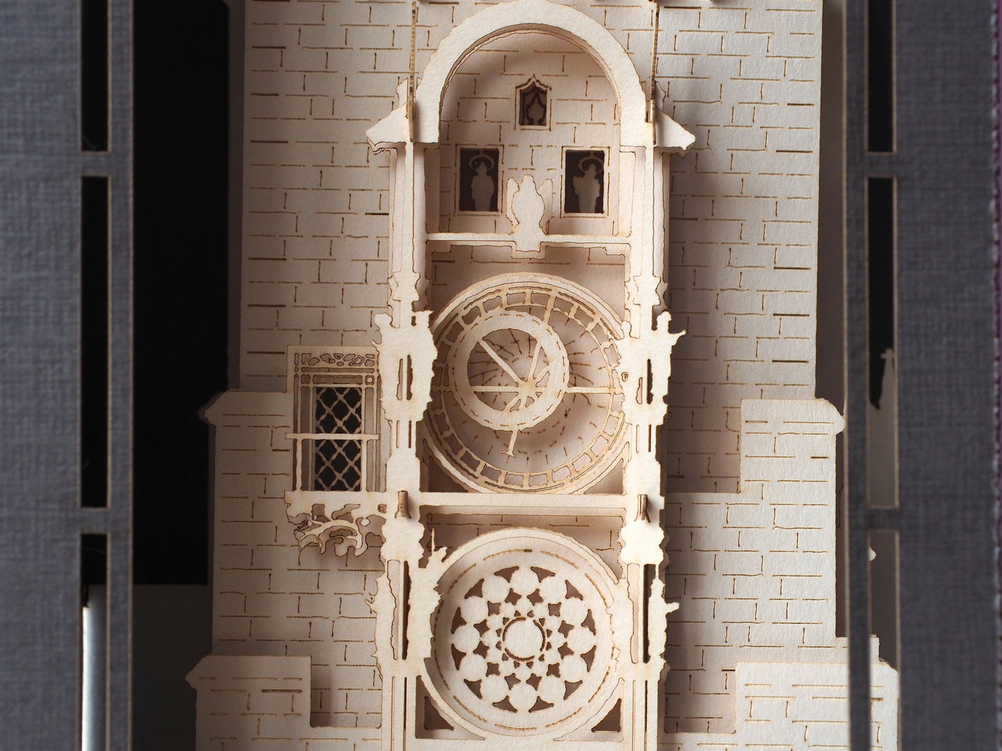 The Astronomical clock Orloj, Prague, Czech Republic pop-up card
