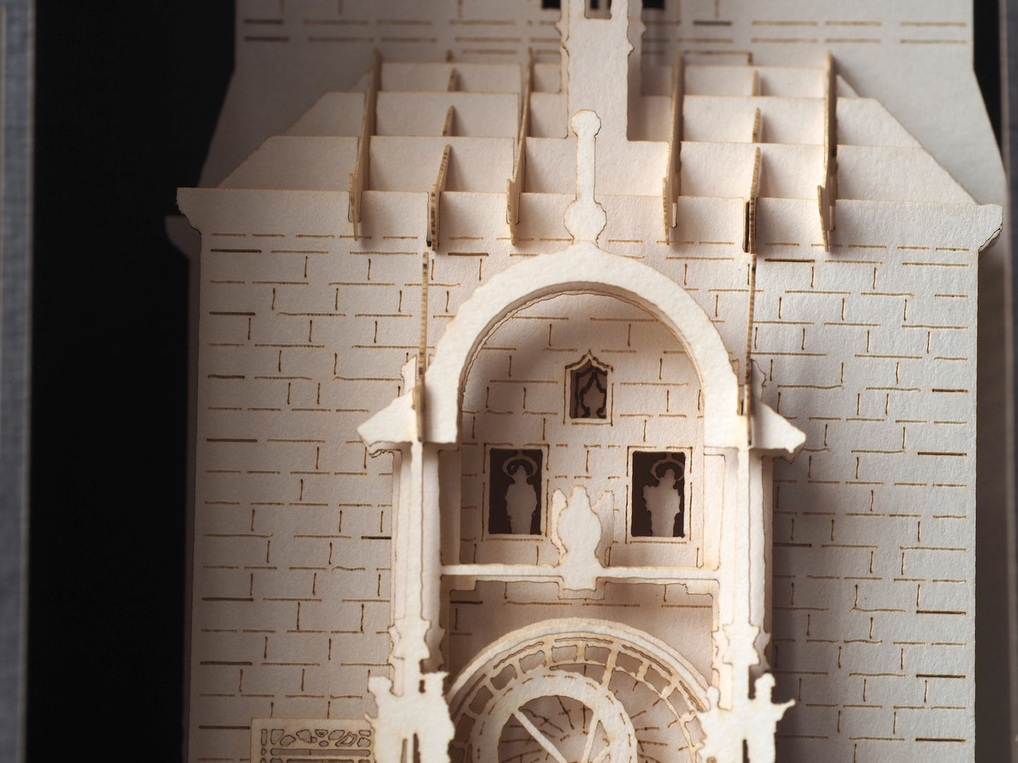 The Astronomical clock Orloj, Prague, Czech Republic pop-up card