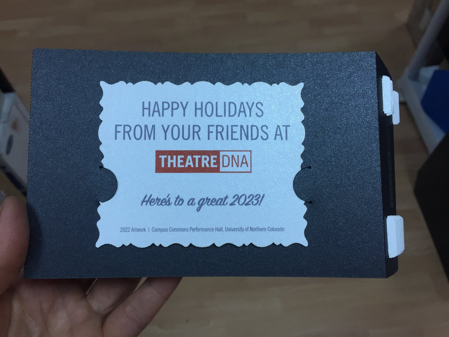 2 UNIVERSITY OF NORTHERN COLORADO CAMPUS COMMONS pop up cards - ColibriGift