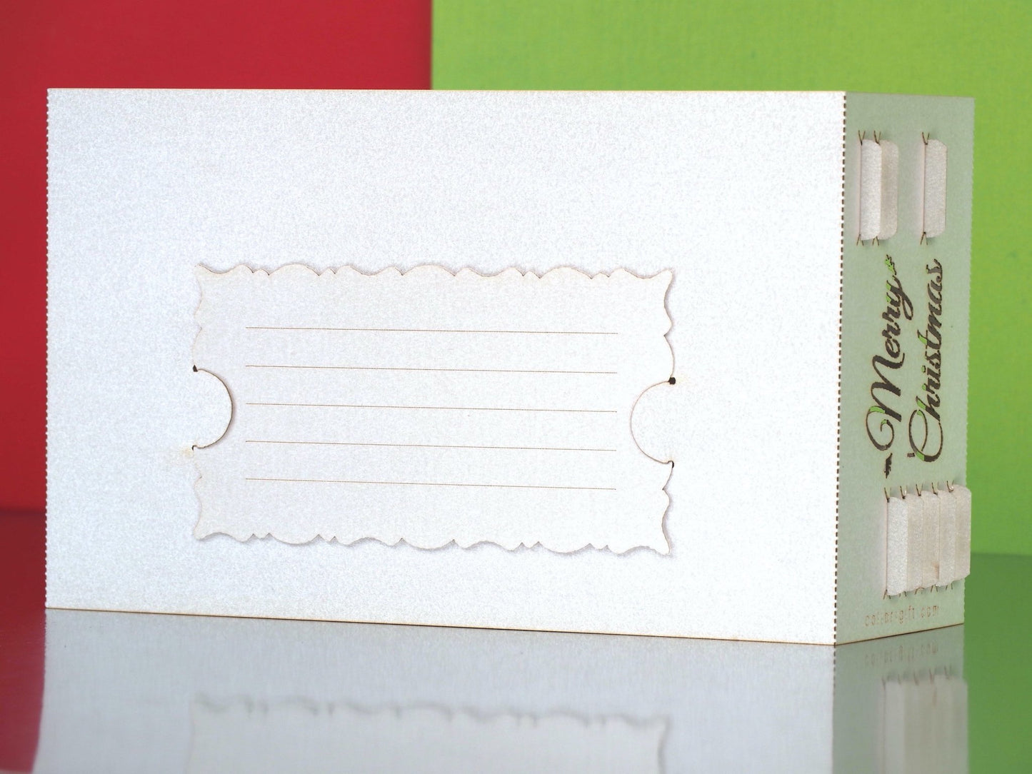 Christmas Carousel in the city. Paper pop upXmas holiday 3d card. Laser cut. Happy New Year greeting cards. - ColibriGift
