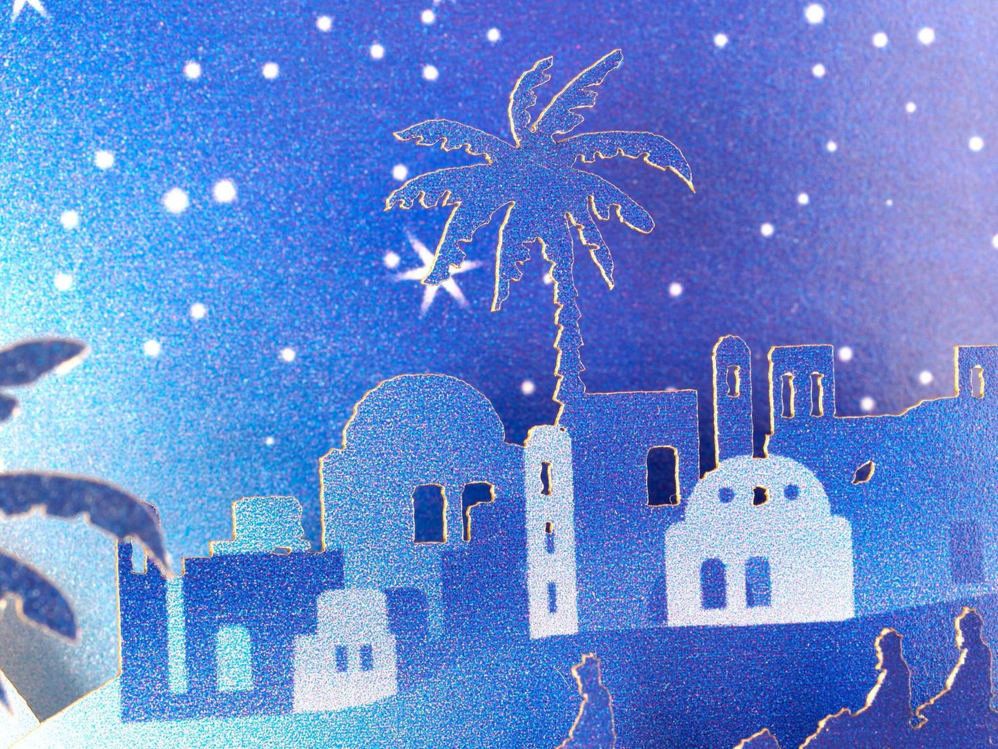 Christmas Nativity Crib pop up cards. Paper laser cut 3d model box with the Holy Night Scene, Jesus Birth. - ColibriGift