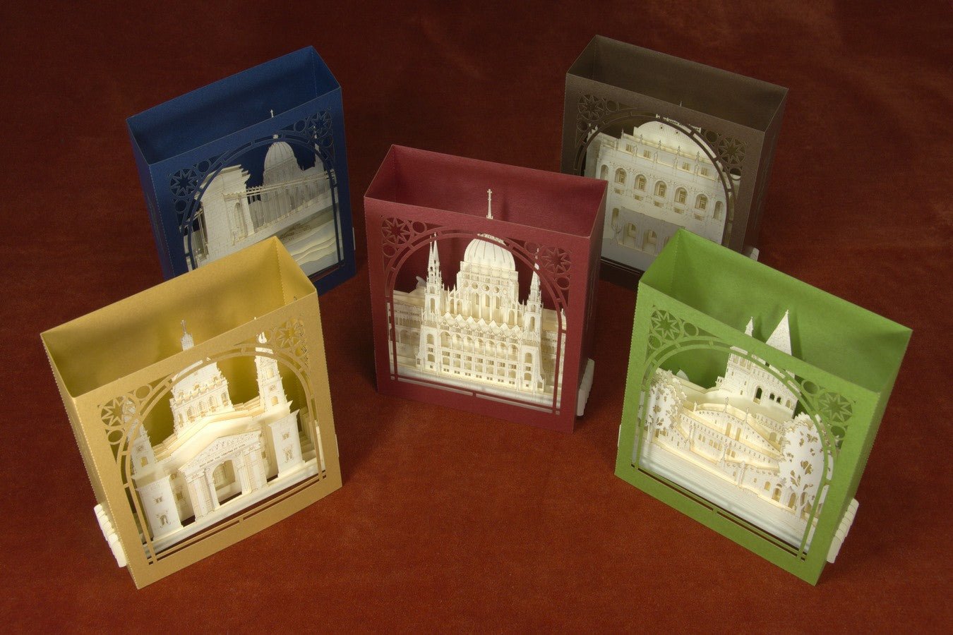 Collection of pop-up cards, Budapest, Hungary - ColibriGift