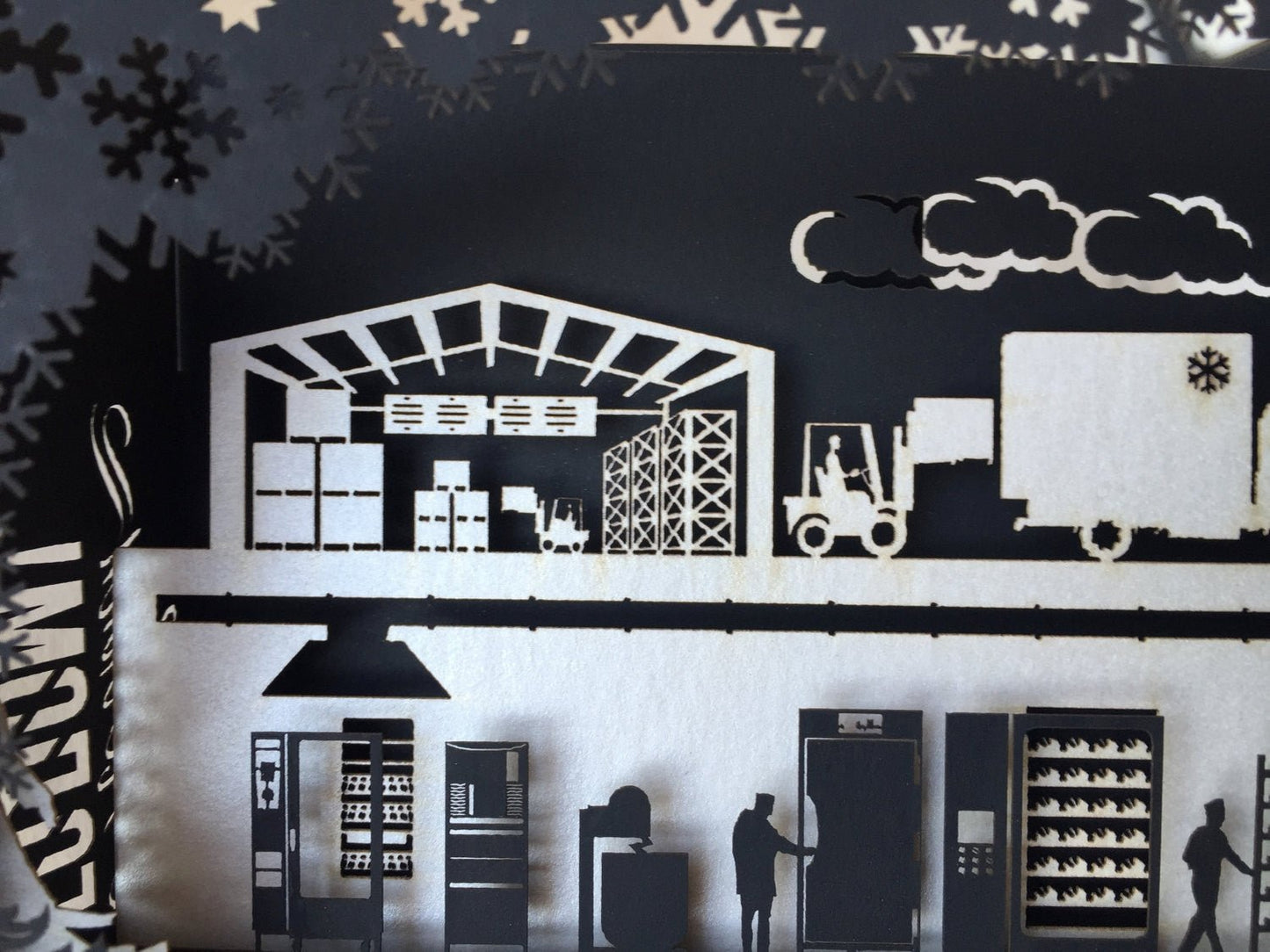 Corporate Company Souvenir pop-up card calendar, promo card - ColibriGift