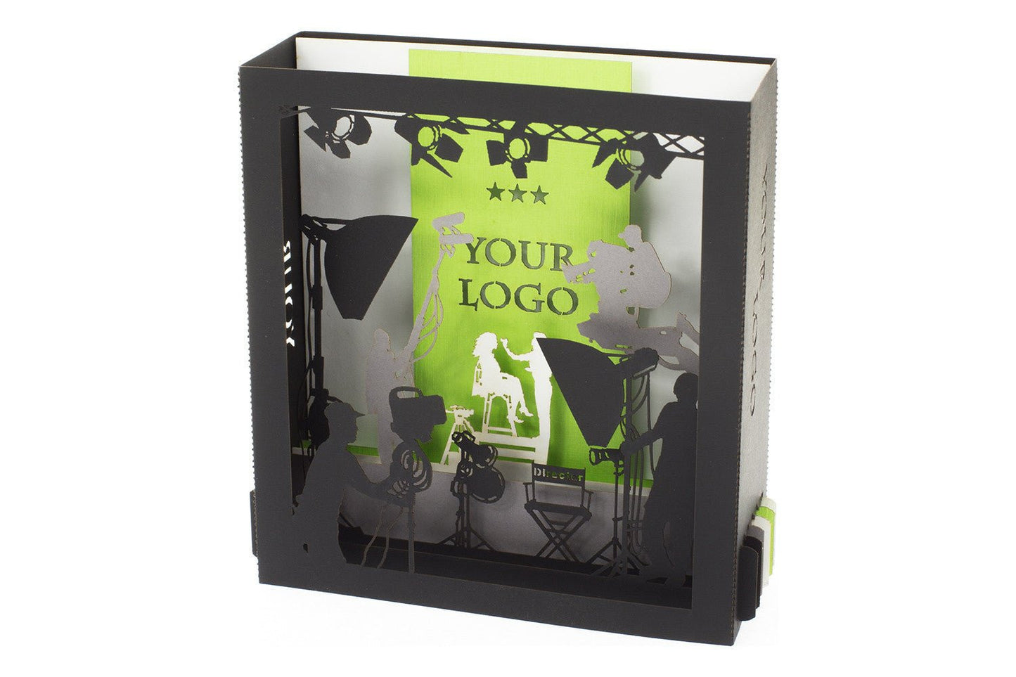 Custom logo invitation design pop-up card - ColibriGift