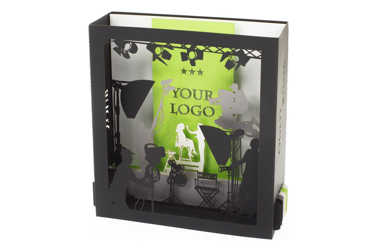 Custom logo invitation design pop-up card - ColibriGift