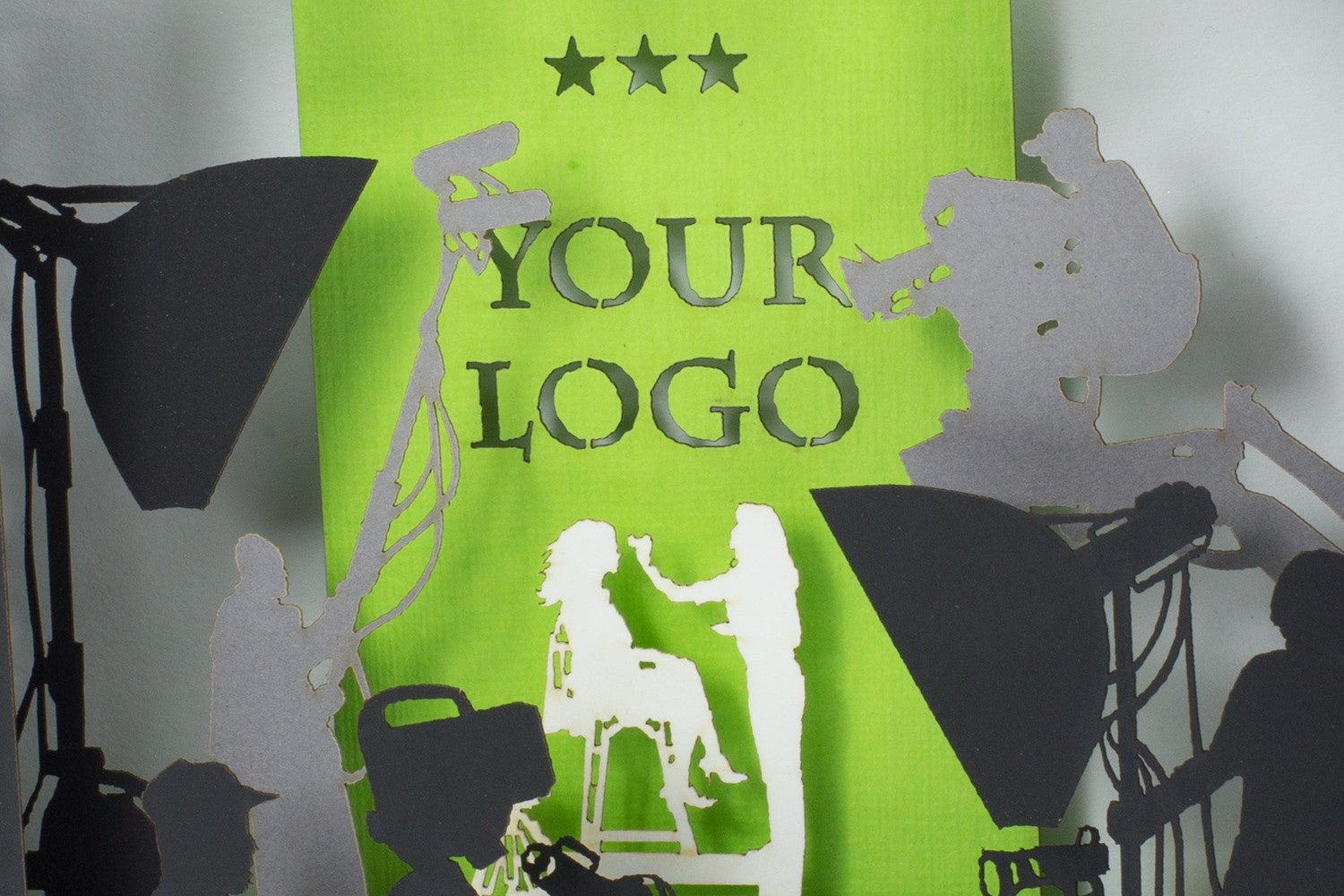 Custom logo invitation design pop-up card - ColibriGift