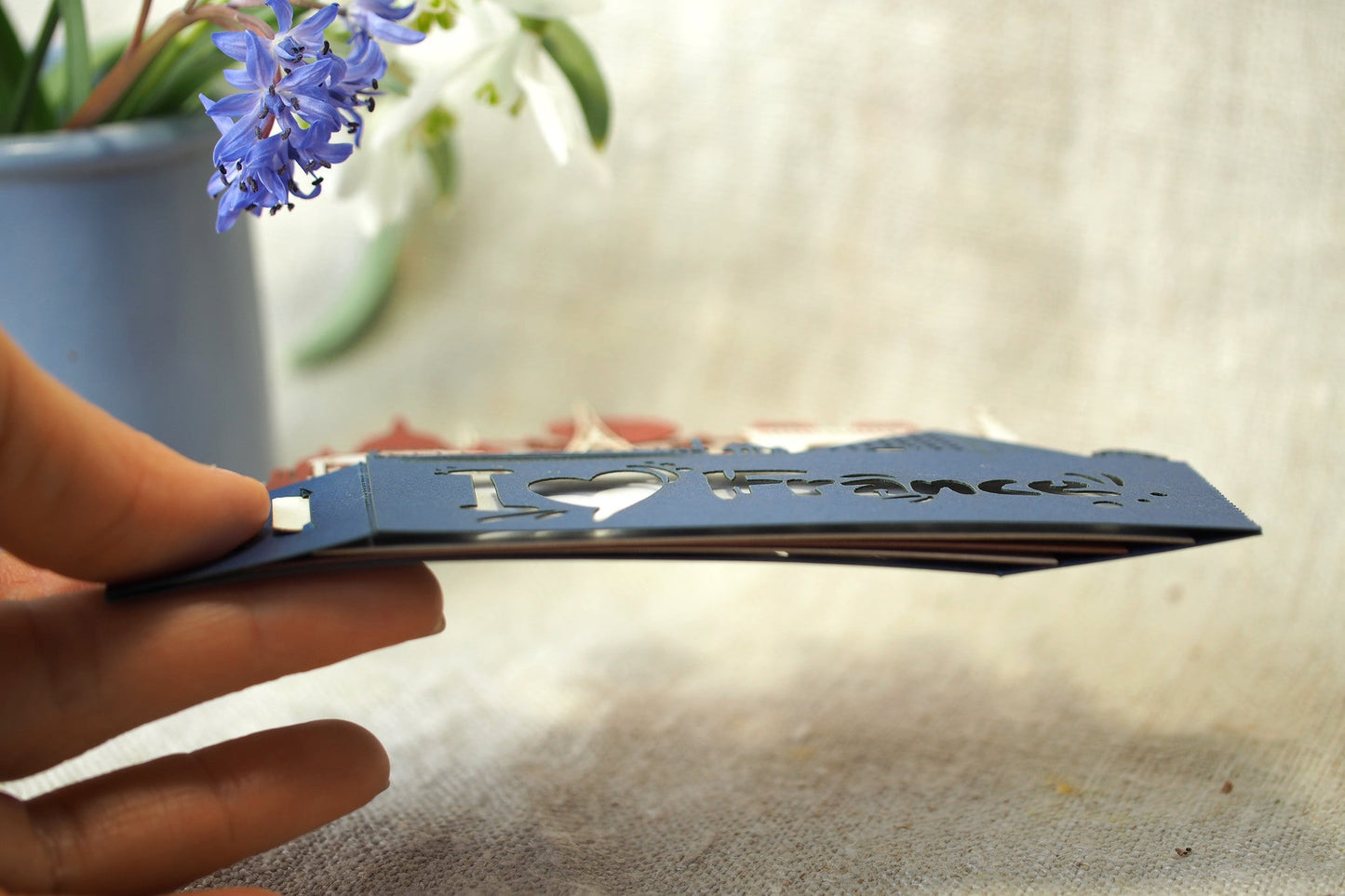 I love France Landmark pop-up card - ColibriGift