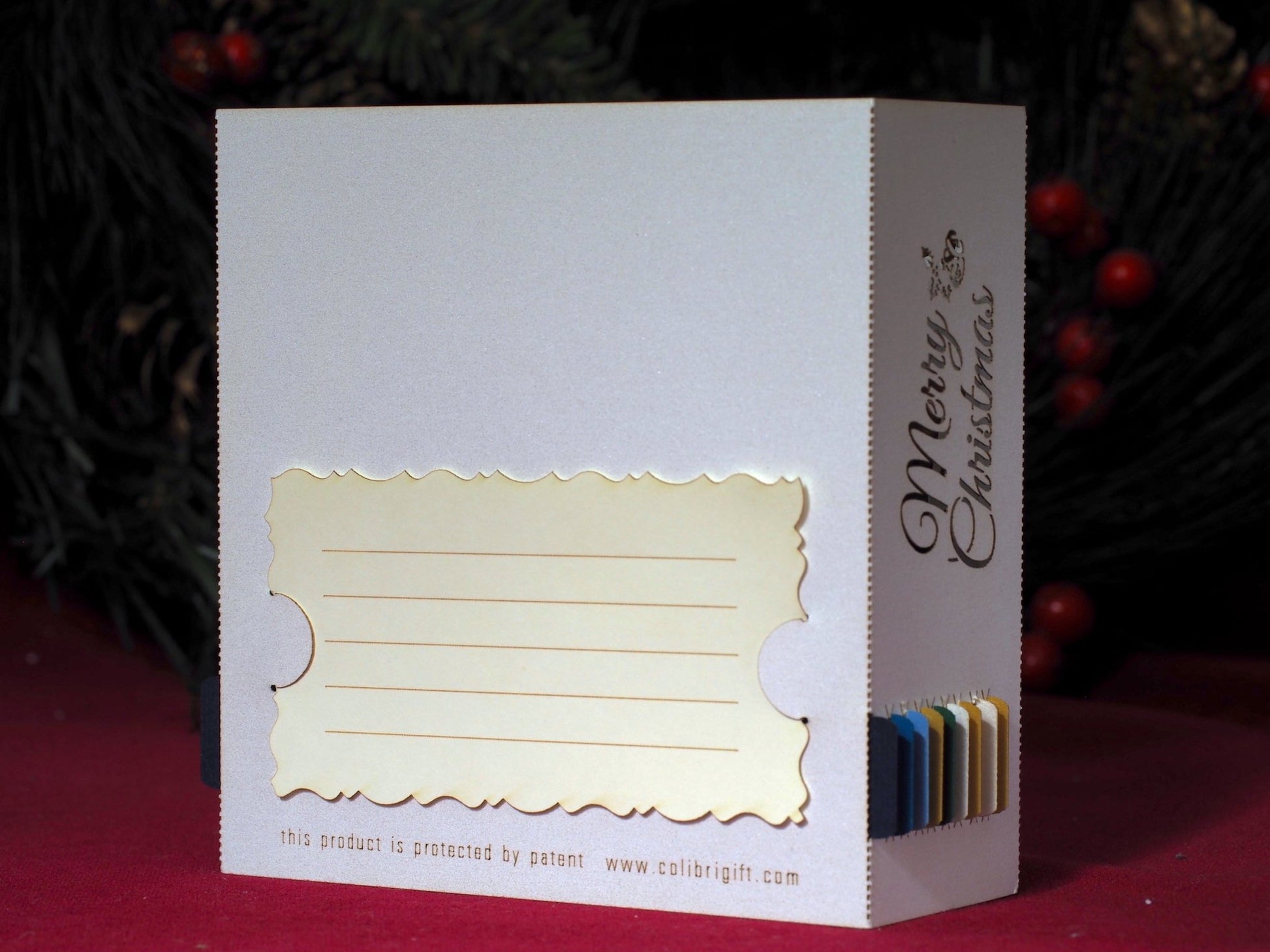 NYC Christmas Tree USA Christmas Happy New Year Merry Christmas Manhattan pop-up card - ColibriGift