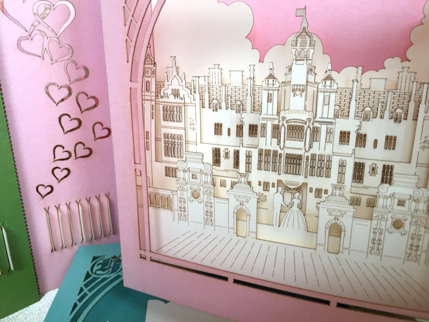 Personalized Wedding Invitation pop-up card - ColibriGift