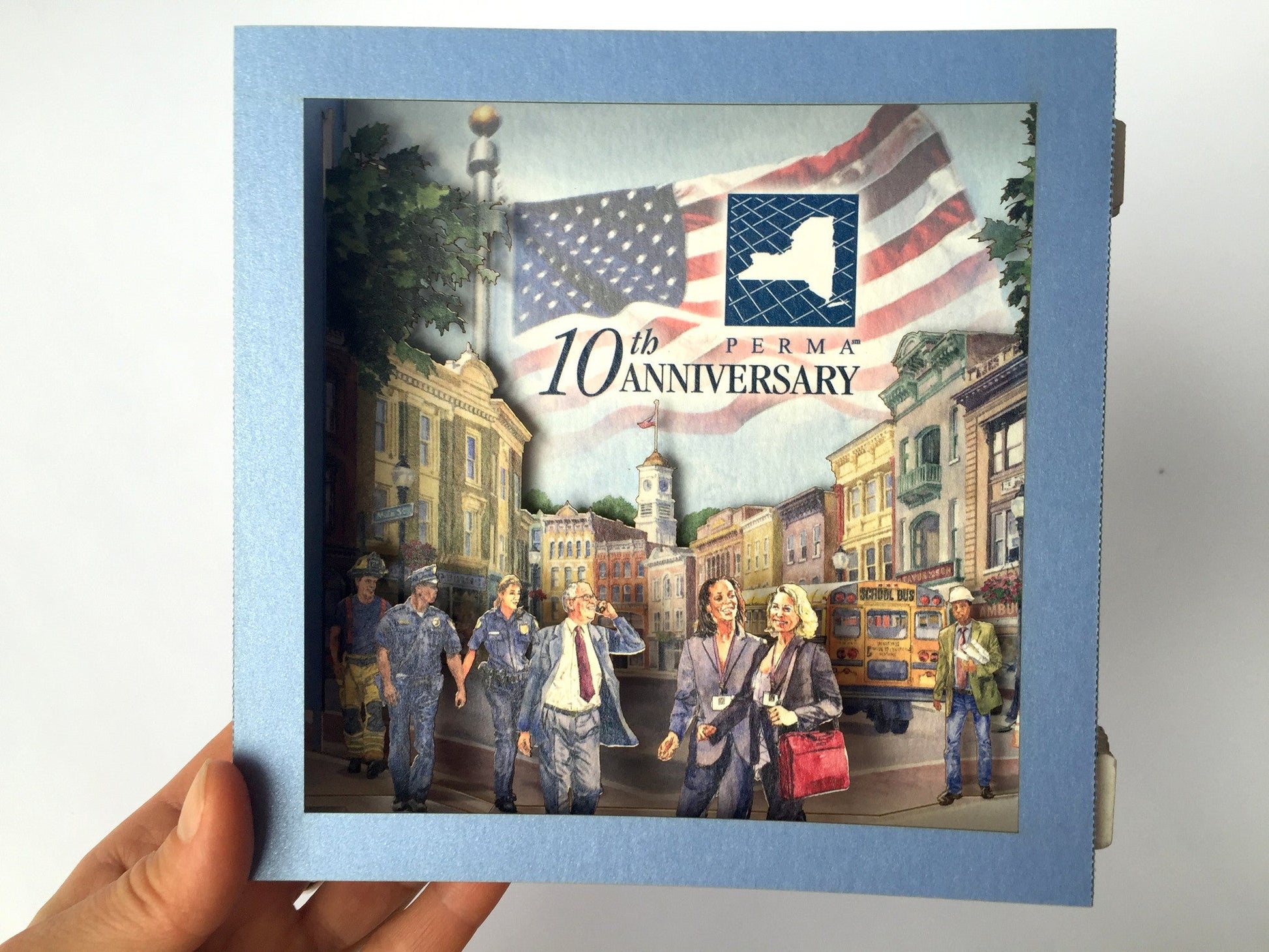 Pop-up card Brand identity gift promo - ColibriGift