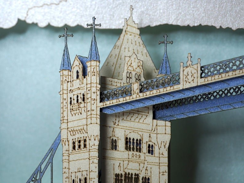 Pop-up card London Tower Bridge, Great Britain - ColibriGift