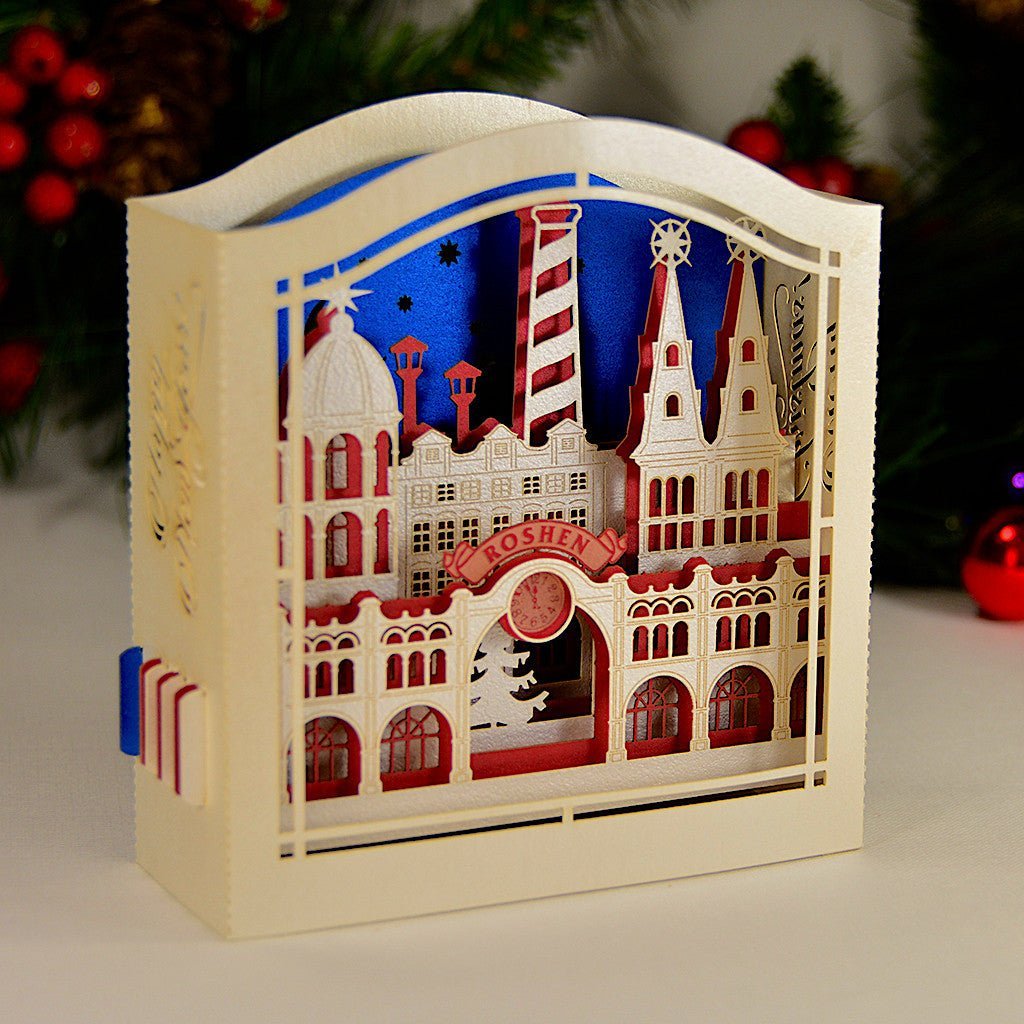 Promo custom Christmas pop-up card - ColibriGift