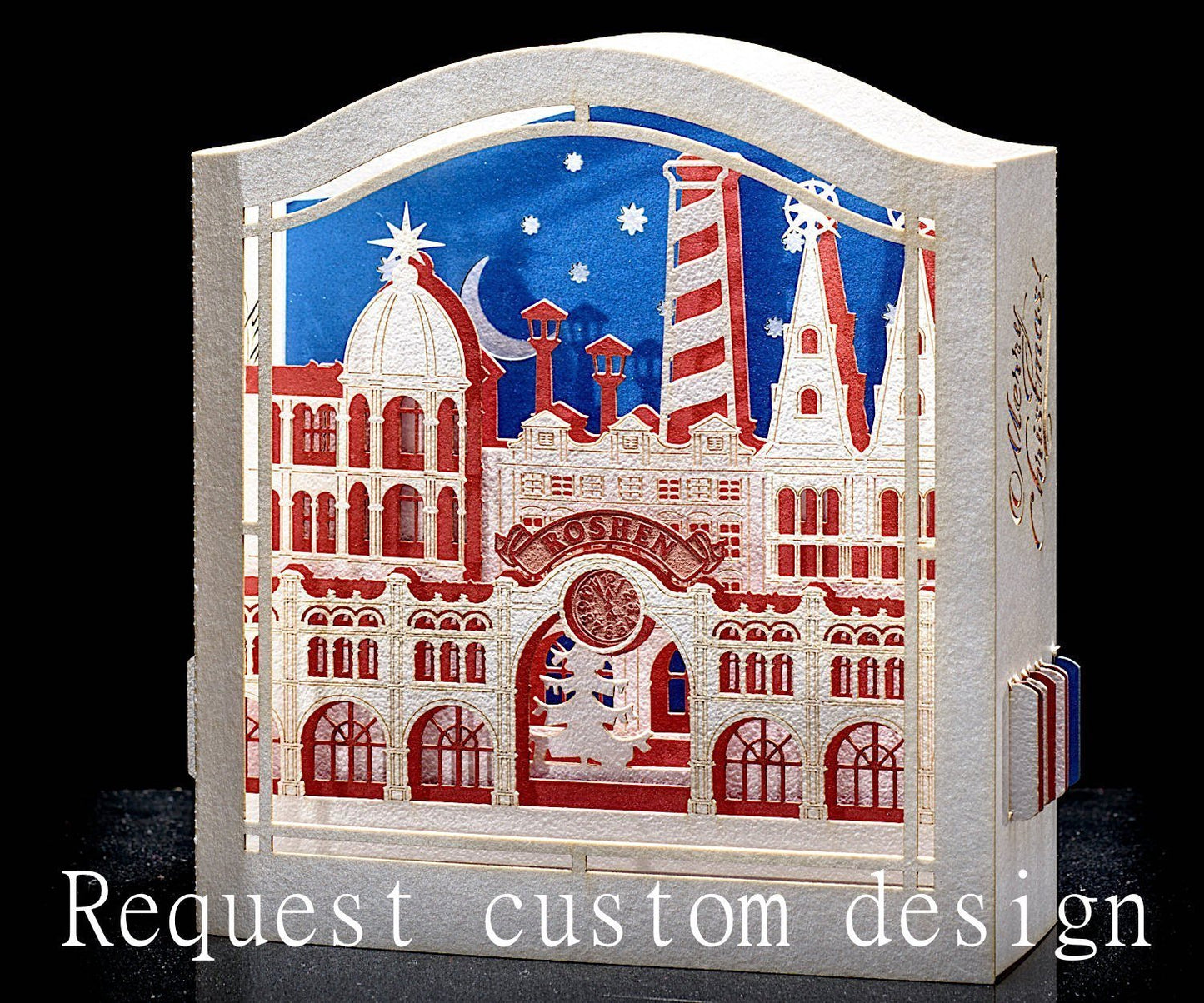 Promo custom Christmas pop-up card - ColibriGift