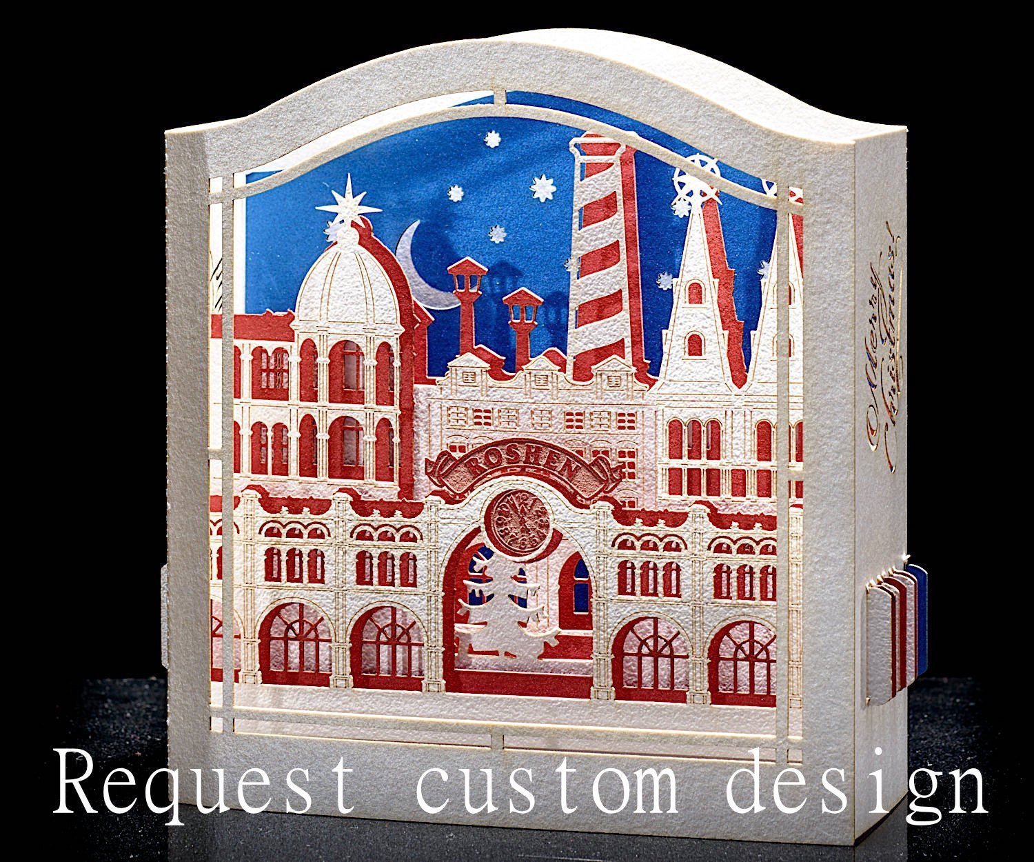 Promo custom Christmas pop-up card - ColibriGift