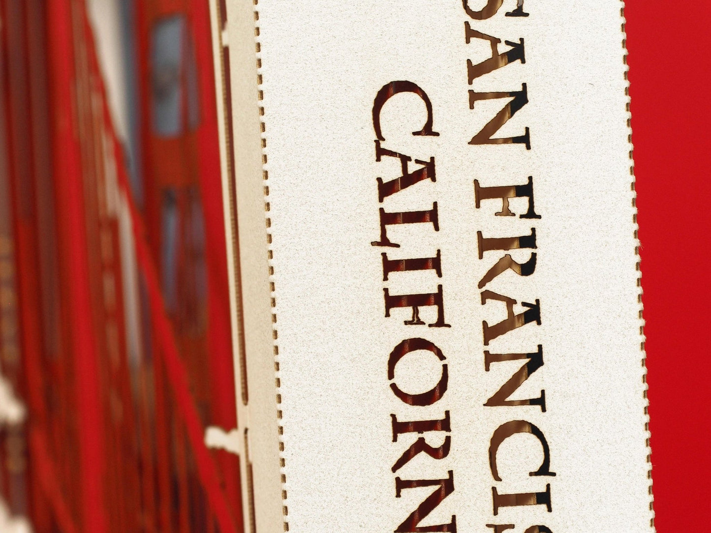 San Francisco, California, USA, Golden Bridge pop-up card - ColibriGift