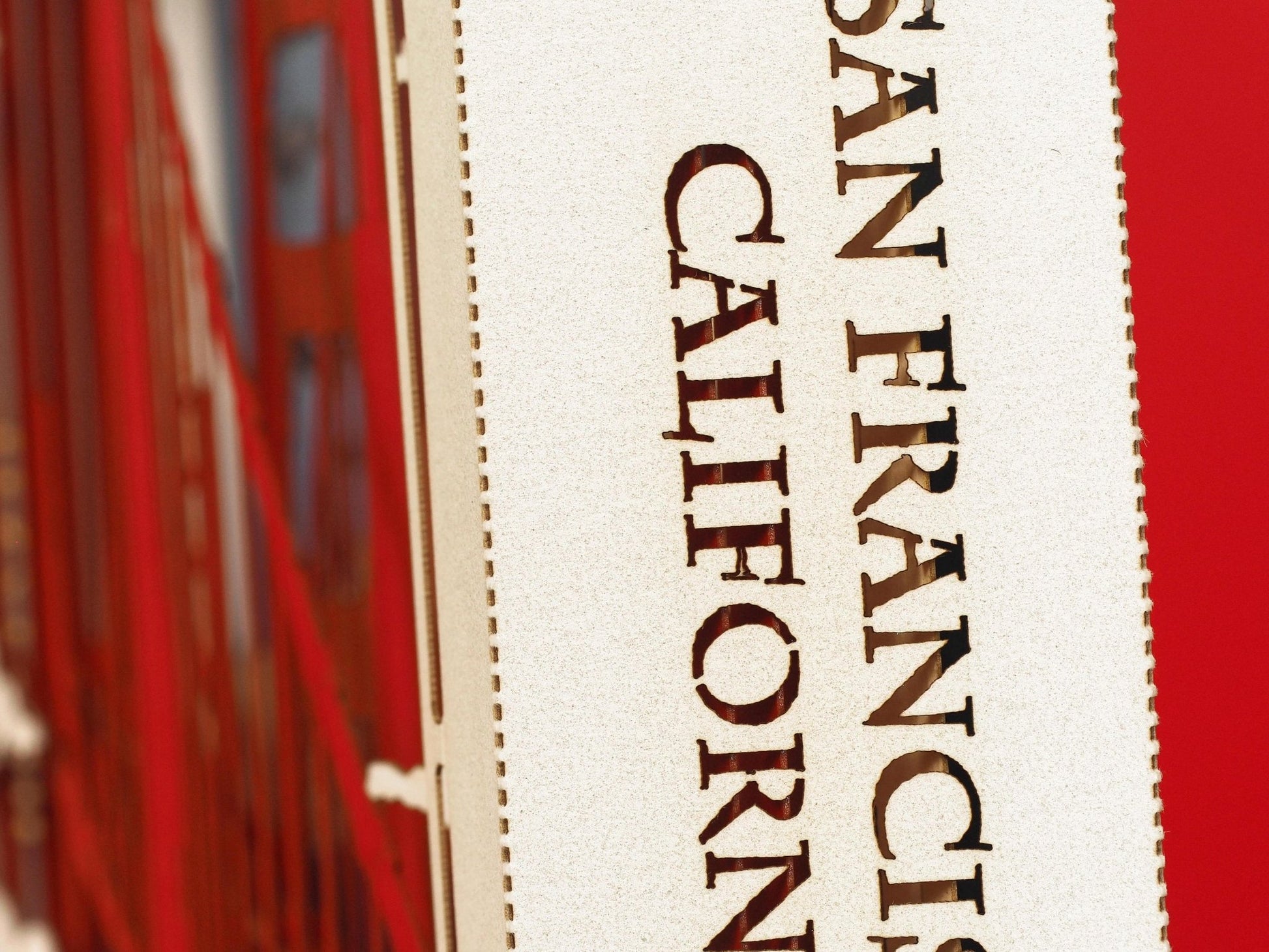 San Francisco, California, USA, Golden Bridge pop-up card - ColibriGift