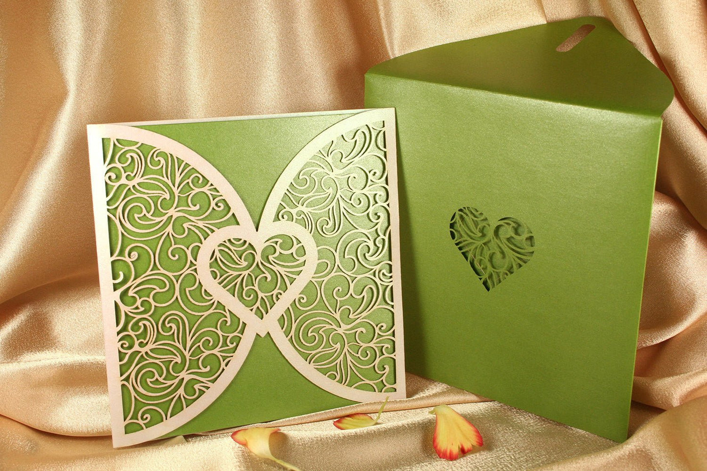 Save the Date wedding pop-up cards Heart Love - ColibriGift