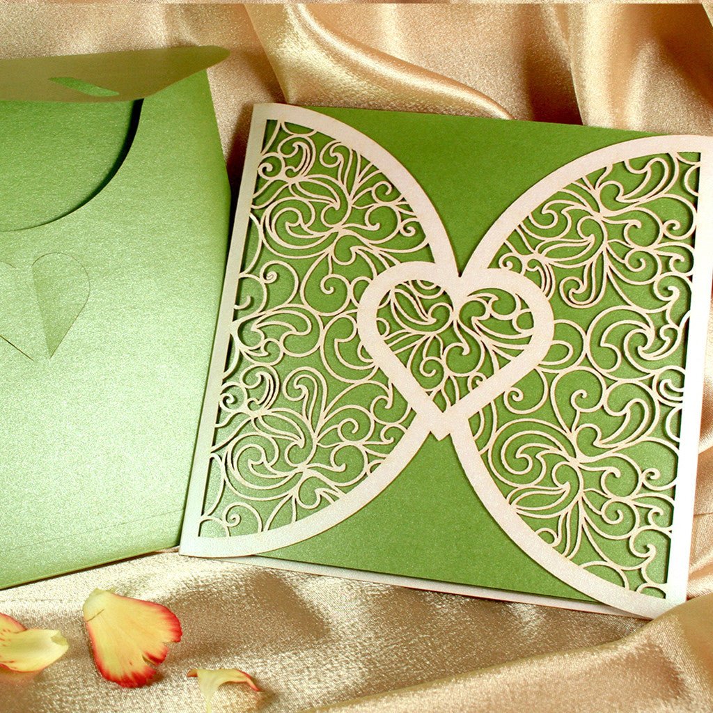 Save the Date wedding pop-up cards Heart Love - ColibriGift
