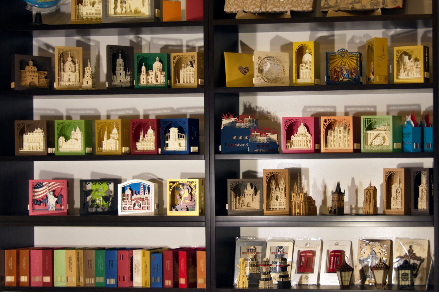 The Amsterdam Flag, Amsterdam, Netherlands pop-up card - ColibriGift