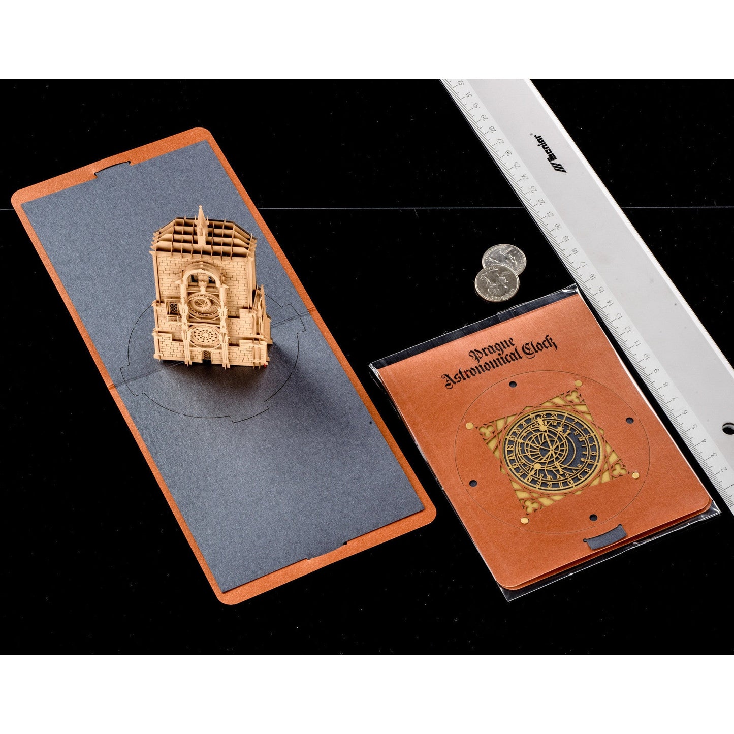 The Astronomical clock Orioj 3D, Prague, Czech Republic pop-up card - ColibriGift