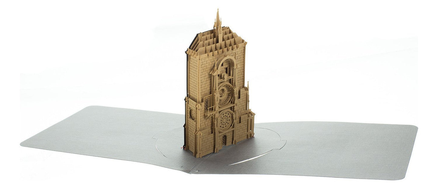The Astronomical clock Orioj 3D, Prague, Czech Republic pop-up card - ColibriGift