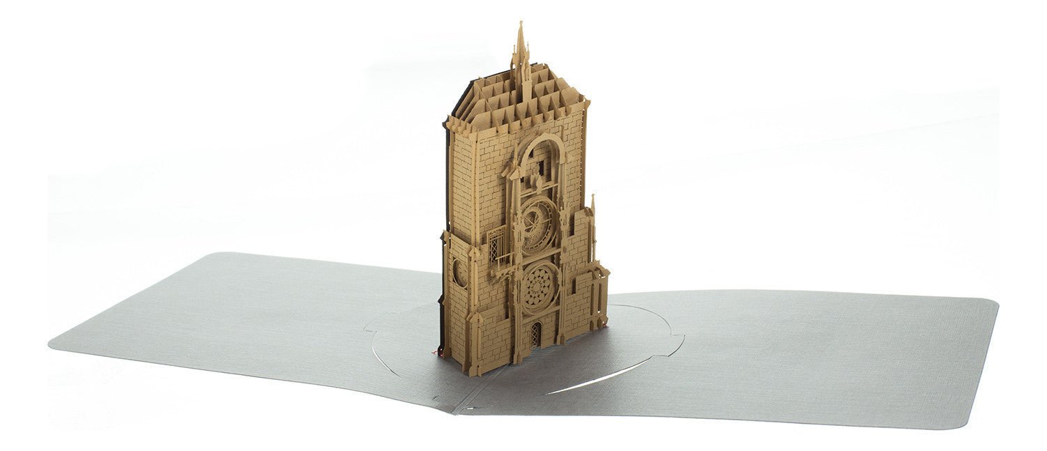 The Astronomical clock Orioj 3D, Prague, Czech Republic pop-up card - ColibriGift