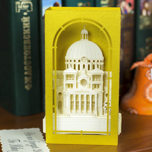 The Basilica of St. Josaphat, Milwaukee, USA pop-up card - ColibriGift