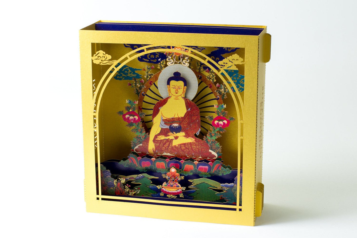 The Buddha statue sculpture pop-up card - ColibriGift
