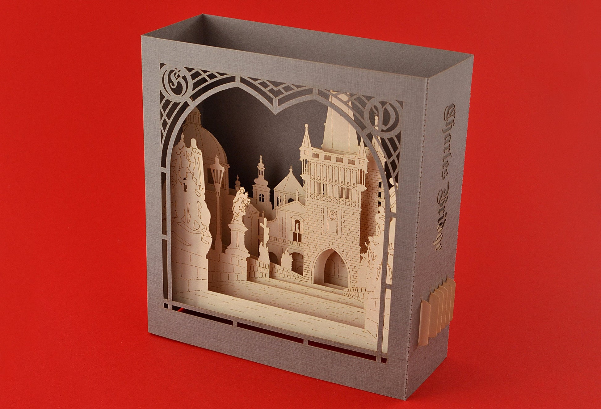 The Charles Bridge, Prague, Czech Republic pop-up card - ColibriGift