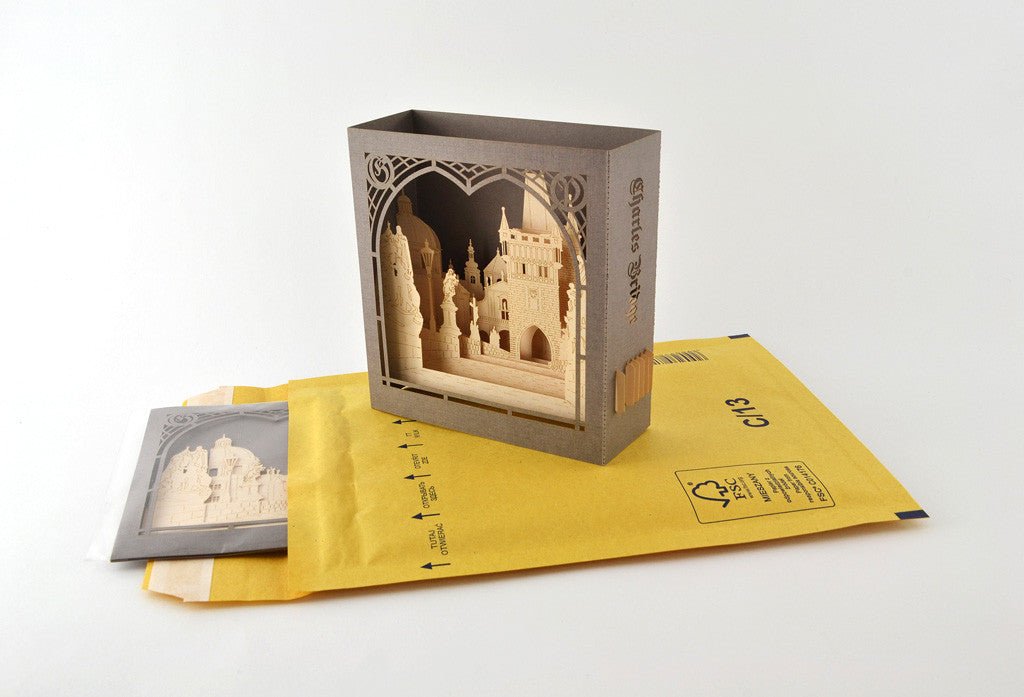 The Charles Bridge, Prague, Czech Republic pop-up card - ColibriGift