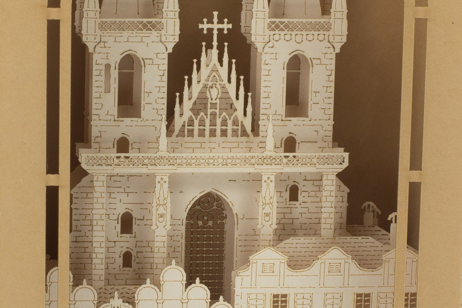 The Church of our Lady before Tyn, Prague, Czech Republic pop-up card - ColibriGift