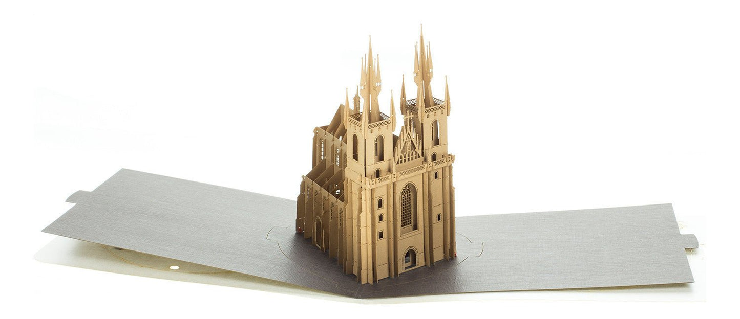 The Church of Our Lady before Tyn, Prague, Czech Republic pop-up card - ColibriGift