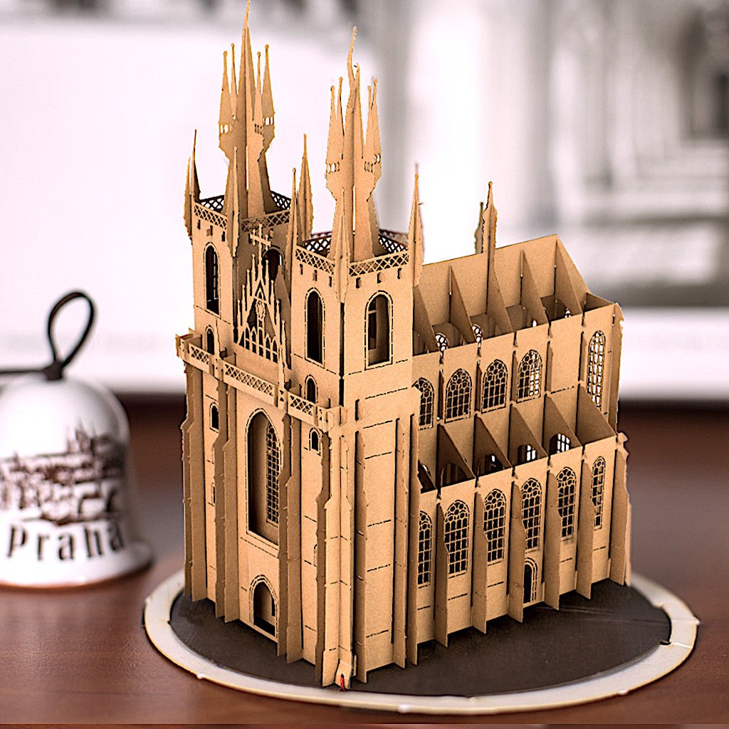 The Church of Our Lady before Tyn, Prague, Czech Republic pop-up card - ColibriGift