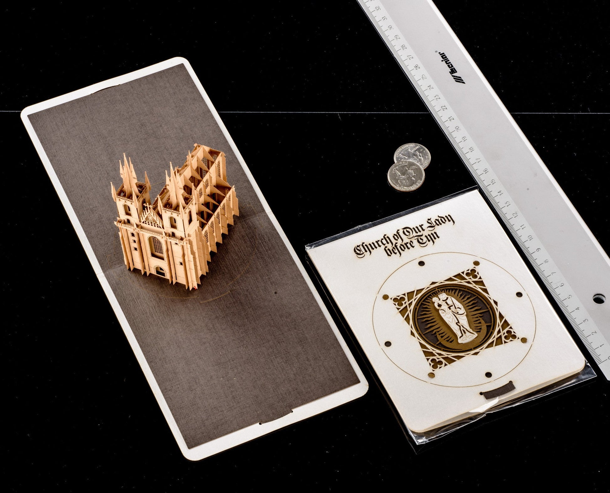 The Church of Our Lady before Tyn, Prague, Czech Republic pop-up card - ColibriGift