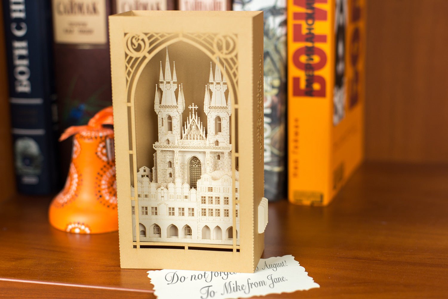 The Church of our Lady before Tyn, Prague, Czech Republic pop-up card - ColibriGift