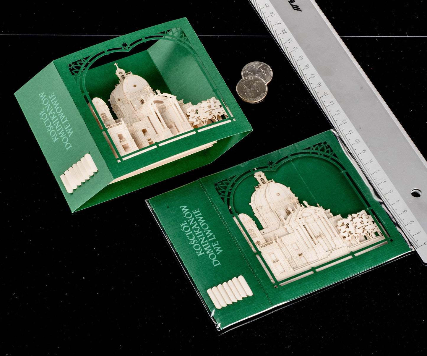 The Dominican Cathedral, Lviv, Ukraine pop-up card - ColibriGift