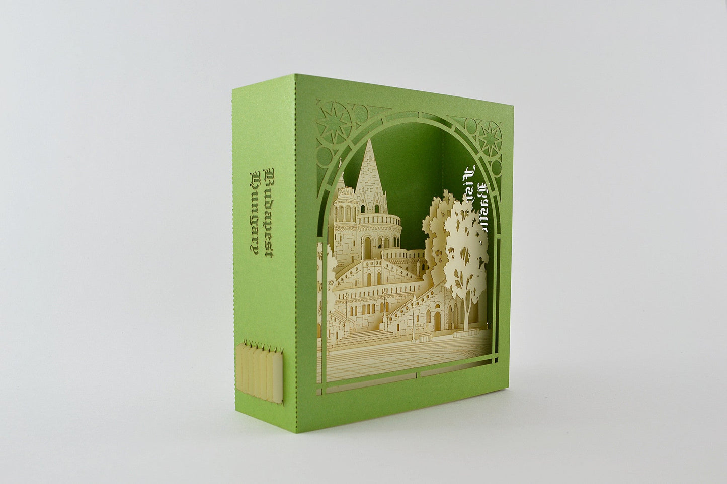 The Fisherman's Bastion, Budapest, Hungary pop-up card - ColibriGift