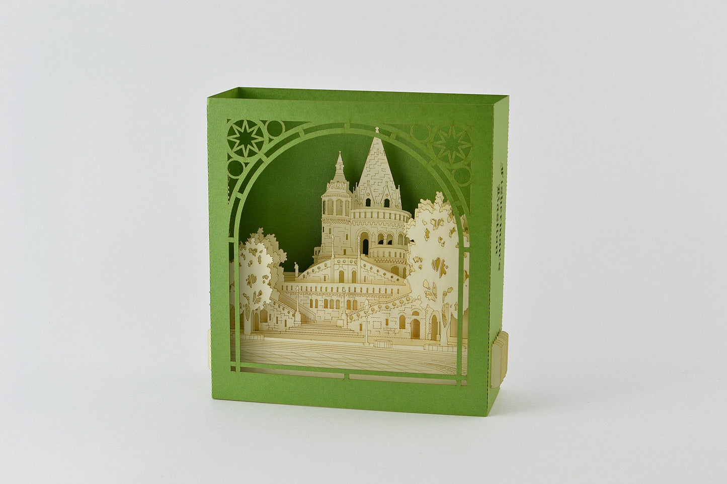 The Fisherman's Bastion, Budapest, Hungary pop-up card - ColibriGift