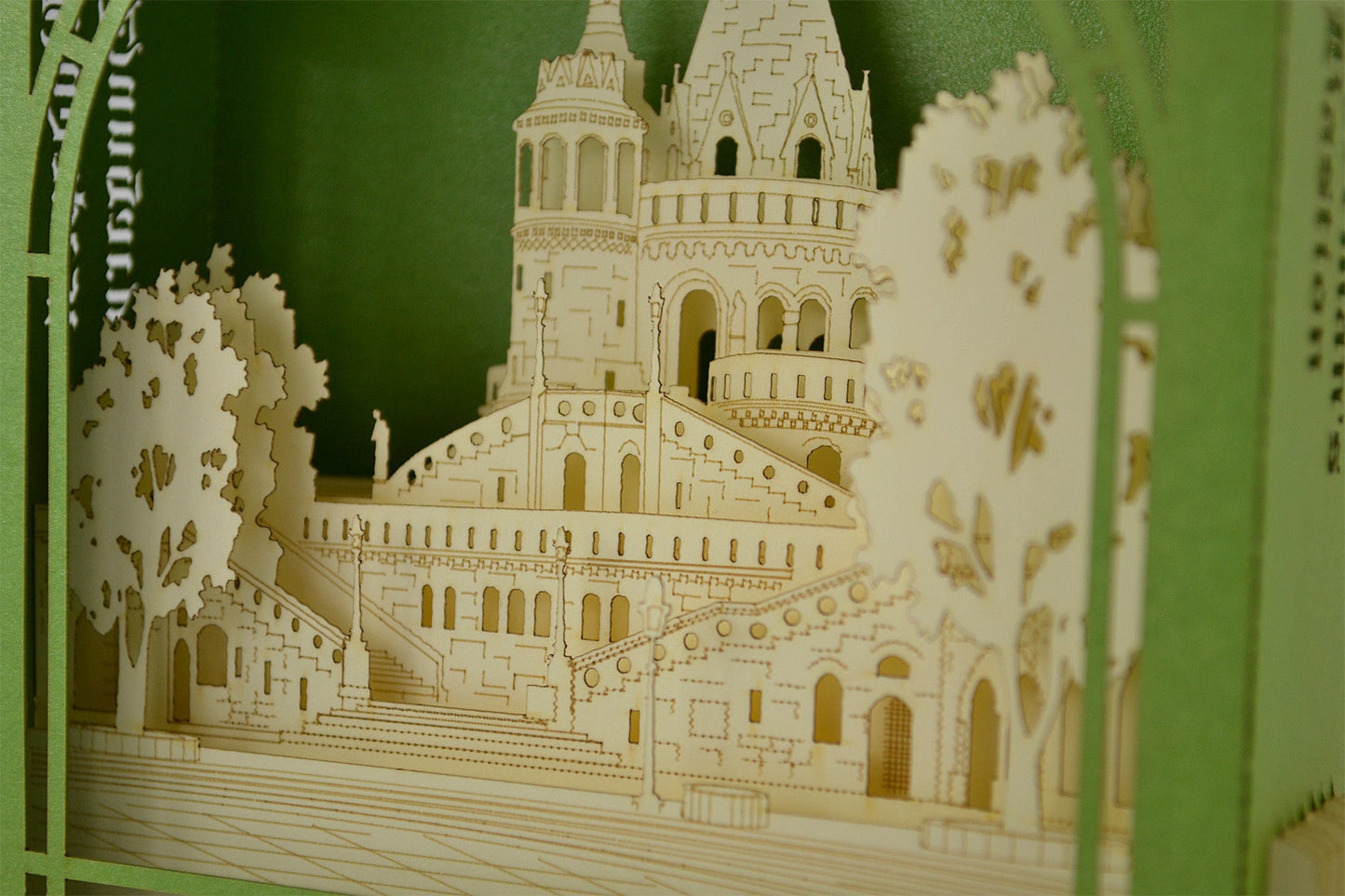 The Fisherman's Bastion, Budapest, Hungary pop-up card - ColibriGift
