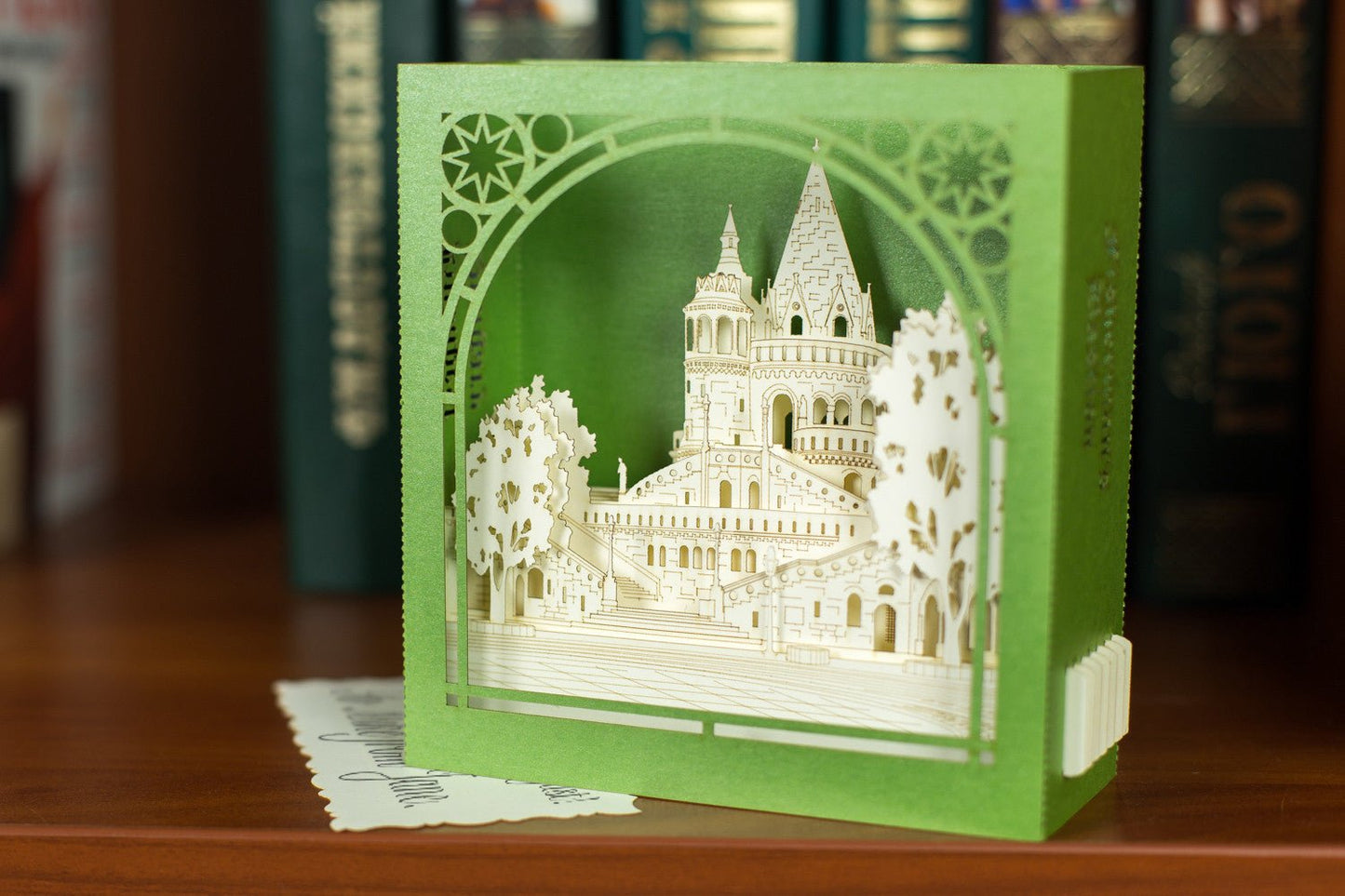 The Fisherman's Bastion, Budapest, Hungary pop-up card - ColibriGift