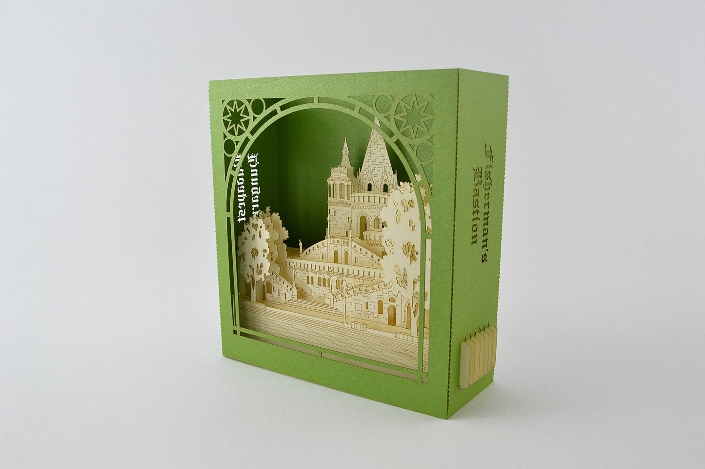 The Fisherman's Bastion, Budapest, Hungary pop-up card - ColibriGift
