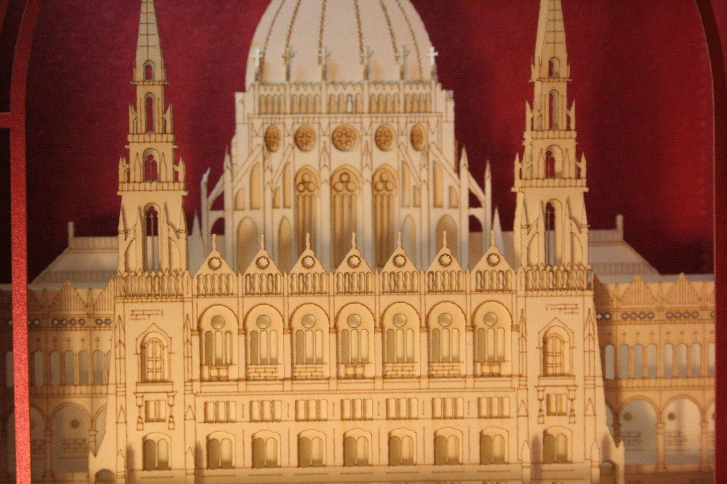 The Hungarian Parliament, Budapest, Hungary pop-up card - ColibriGift