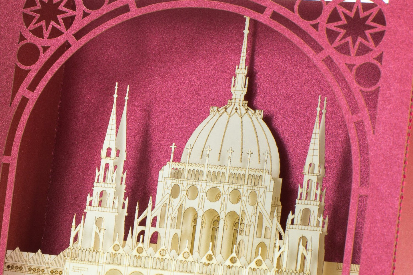 The Hungarian Parliament, Budapest, Hungary pop-up card - ColibriGift