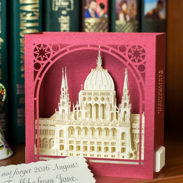 The Hungarian Parliament, Budapest, Hungary pop-up card - ColibriGift