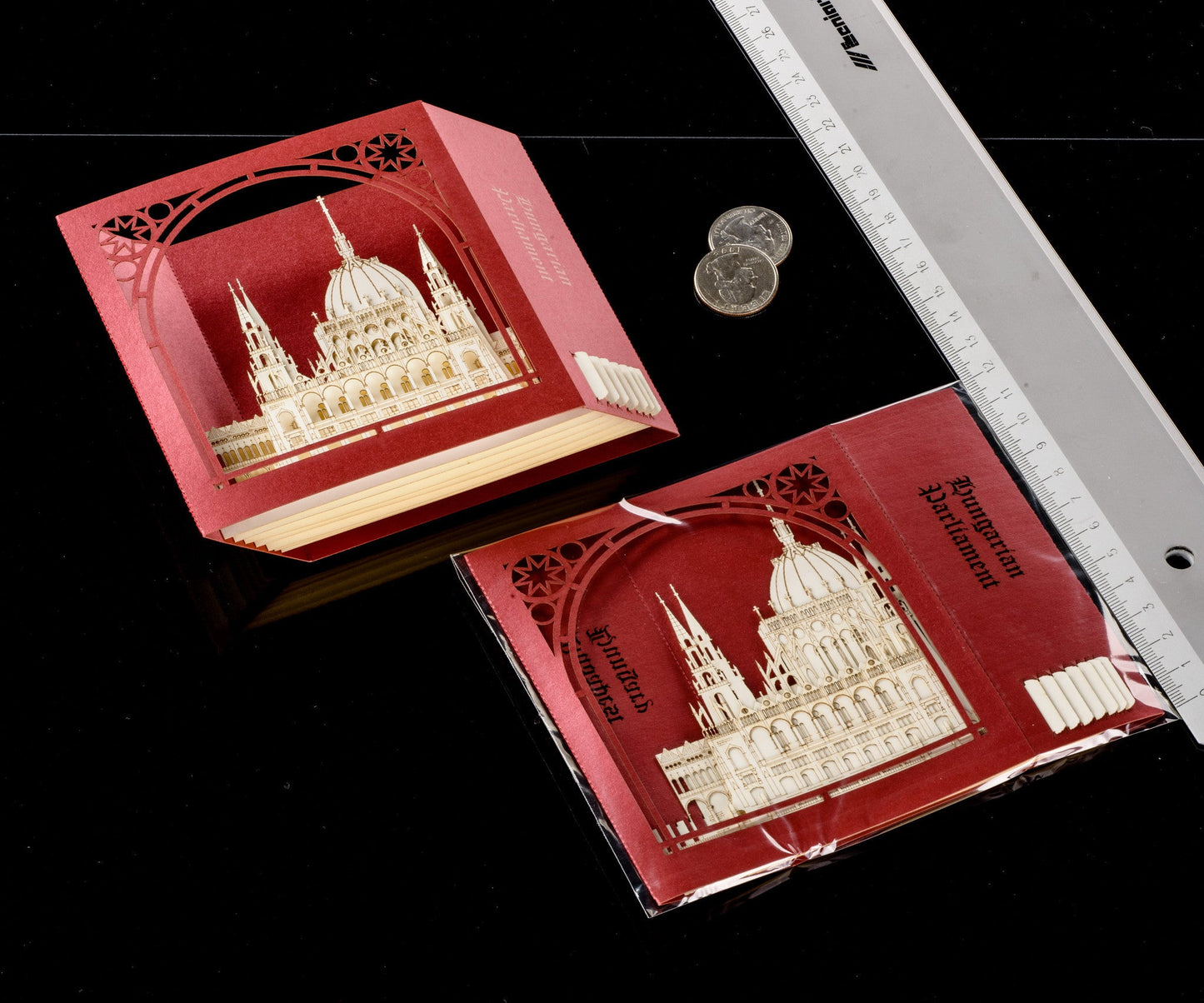 The Hungarian Parliament, Budapest, Hungary pop-up card - ColibriGift
