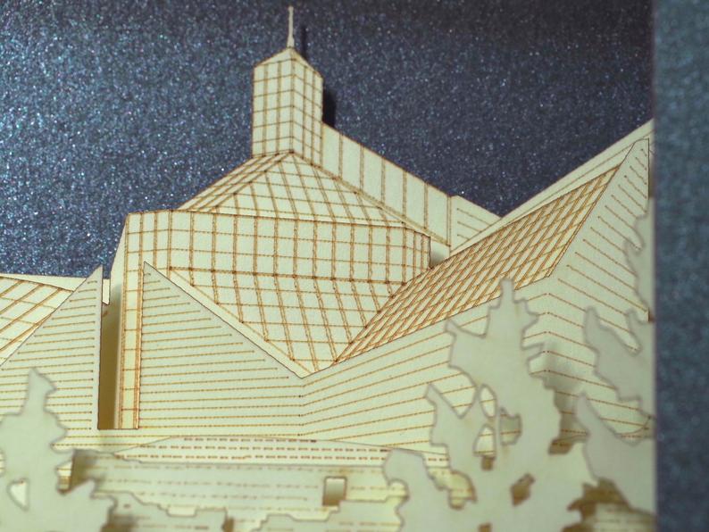 The Mudam Luxembourg Museum Modern Art pop-up card - ColibriGift