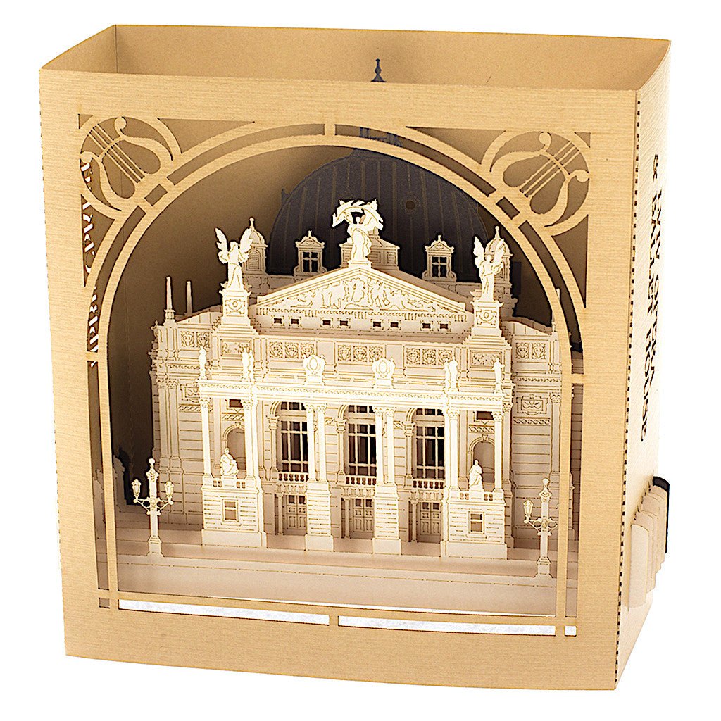 The Opera & Ballet House, Lviv, Ukraine pop-up card - ColibriGift